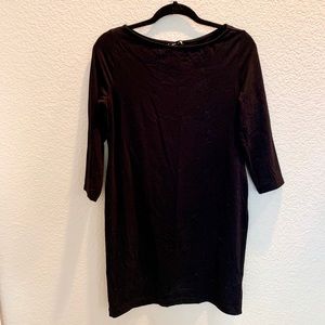 H&M Long Sleeve Black Dress